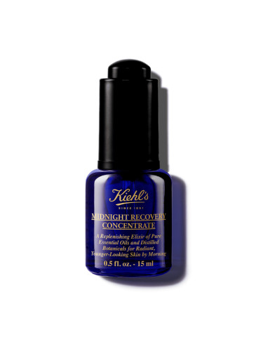 KIEHL'S Midnight Recovery Concentrate Moisturizing Face Oil Serum Специална грижа унисекс 15ml