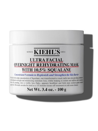 KIEHL'S Ultra Facial Overnight Rehydrating Mask with 10.5% Squalane Маска за лице унисекс 100gr