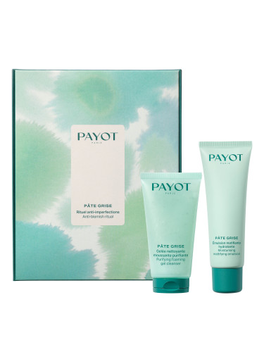 КОМПЛЕКТ PAYOT Pâte Grise Émulsion Matifiante Hydratante & Pâte Grise Gelée Nettoyante  Специална грижа дамски 50ml