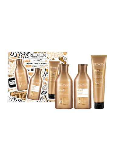 КОМПЛЕКТ REDKEN All Soft Holiday Set Комплект дамски  