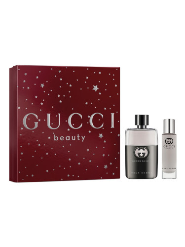 КОМПЛЕКТ Gucci Guilty Pour Homme Eau de Toilette Тоалетна вода (EDT) мъжки 50ml