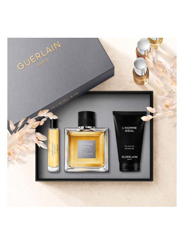 КОМПЛЕКТ GUERLAIN L’Homme Idéal - Eau De Toilette Gift Set Тоалетна вода (EDT) мъжки 100ml