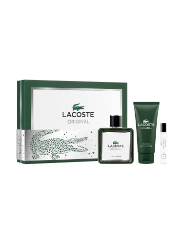КОМПЛЕКТ LACOSTE Original Eau De Parfum + Travel Spray + Shower Gel Eau de Parfum мъжки 100ml