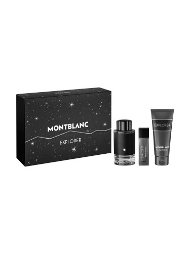 КОМПЛЕКТ MONTBLANC Explorer Eau De Parfum + Travel Spray + Shower Gel Eau de Parfum мъжки 100ml