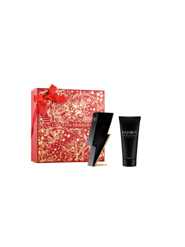 КОМПЛЕКТ CAROLINA HERRERA Bad Boy Edt + Shower Gel  Тоалетна вода (EDT) мъжки 100ml