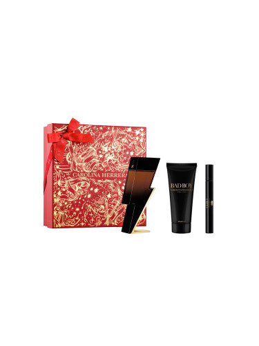 КОМПЛЕКТ CAROLINA HERRERA Bad Boy Elixir + Shower Gel + Spray Eau de Parfum мъжки 100ml