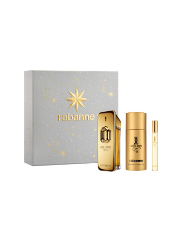 КОМПЛЕКТ RABANNE Million Gold For Him + Deo Spray + Spray  Eau de Parfum мъжки 100ml