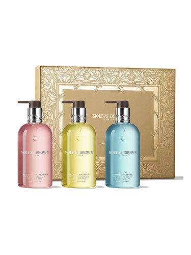 КОМПЛЕКТ MOLTON BROWN Floral & Fresh Hand Care Collection Течен сапун унисекс  