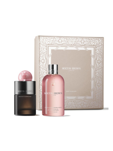 КОМПЛЕКТ MOLTON BROWN Delicious Rhubarb & Rose Eau De Parfum Gift Set Eau de Parfum унисекс  