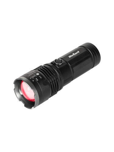 Акумулаторен LED фенер, 20W, 2000lm, Li-Ion, USB-C, черен, URZ0916, Rebel