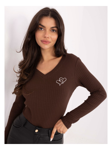 Blouse-RV-BZ-A1055.29P-dark brown