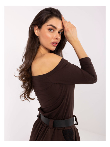 Blouse-RV-BZ-4692.08X-dark brown