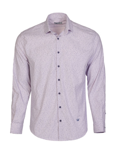 Мъжка риза в светло розово