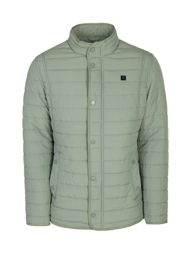 Мъжко зимно яке в смарагд