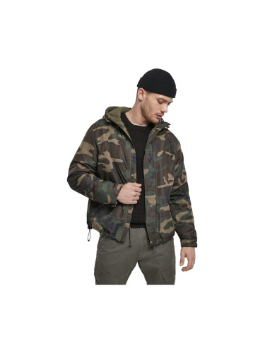 Мъжка ветровка в камуфлаж Brandit woodland