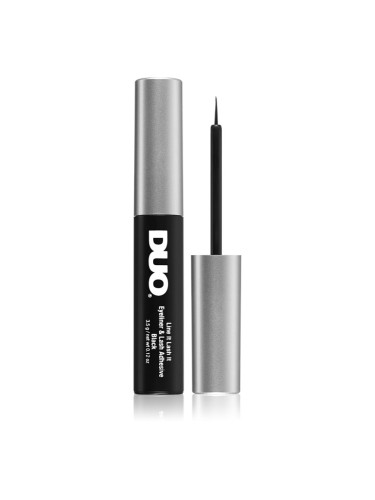 Ardell Duo Line It Lash It лепило за изкуствени мигли с четка цвят Black 3.5 гр.