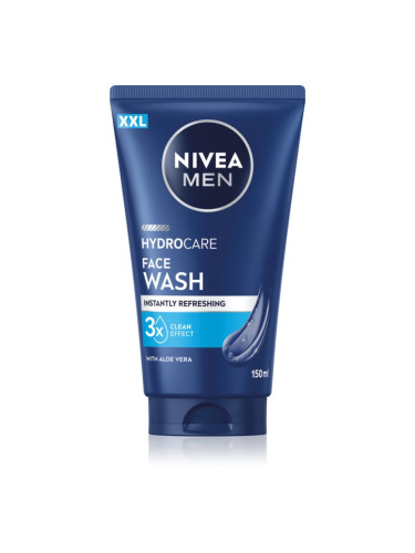NIVEA MEN Hydrocare овлажняващ почистващ гел за мъже 150 мл.