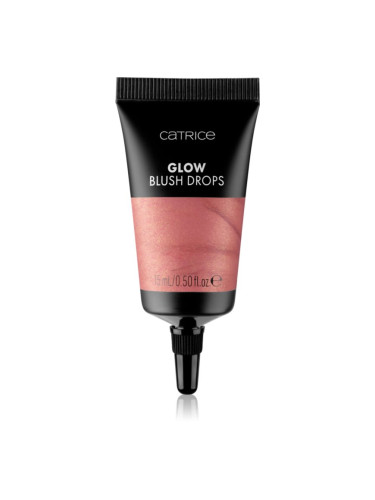 Catrice Glow Blush Drops течен руж цвят 010 Coral Touch 15 мл.