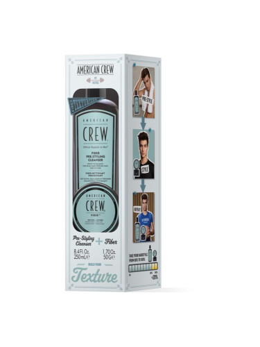 American Crew Fiber Duo - Giftset подаръчен комплект За коса за мъже 1 бр.