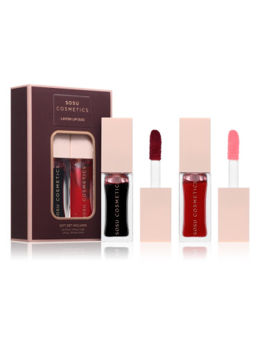 SOSU Cosmetics Lavish Lip Duo подаръчен комплект за устни