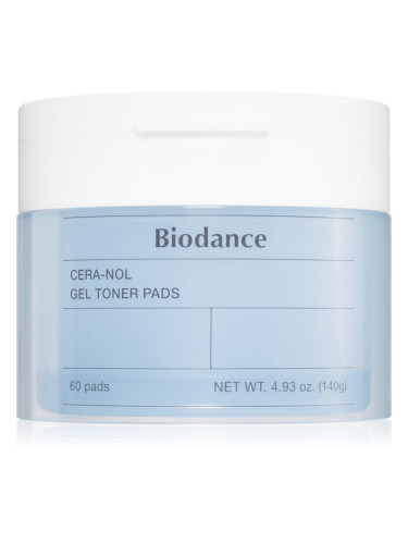 Biodance Hydro Cera-nol Gel Toner Pads тонизиращи възглавнички за интензивна хидратация 60 бр.