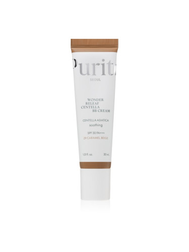 Purito Wonder Releaf Centella BB Cream oсвежаващ BB крем с успокояващ ефект цвят 29 Caramel Beige 30 мл.