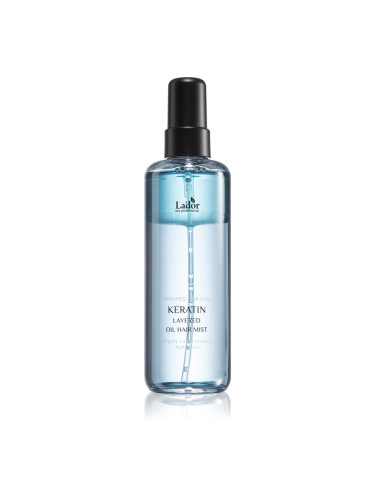 La'dor Keratin Layered Oil Hair Mist хидратираща двуфазова мъгла с масло с кератин 130 мл.