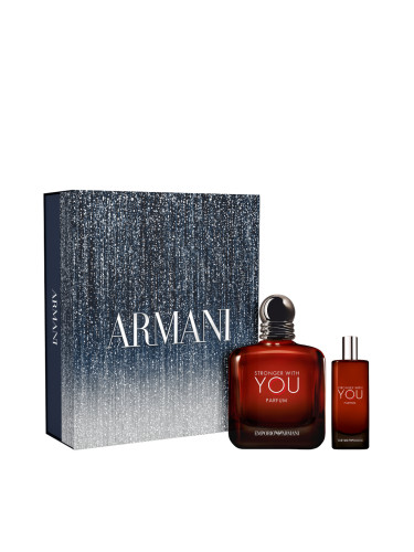 КОМПЛЕКТ EMPORIO ARMANI Stronger With You Parfum Eau de Parfum мъжки 100ml