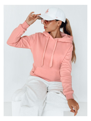 Дамски суичър BASIC, бебешко розов