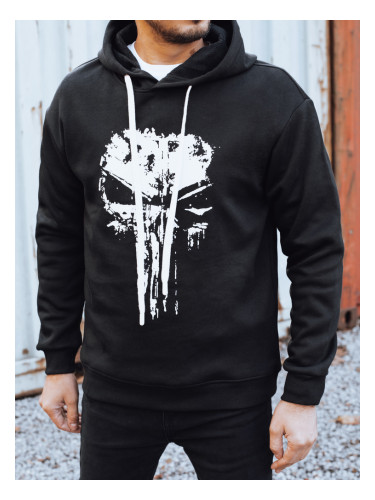 Черно суичър с щампа