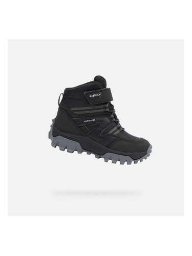 Черни момчешки боти Geox Himalaya B Abx