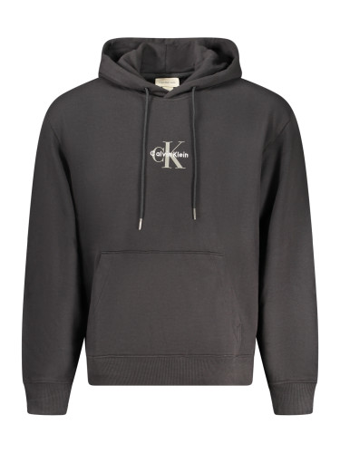 Черен суичър с качулка Calvin Klein