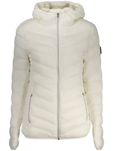 Дамско бяло ватирано зимно яке