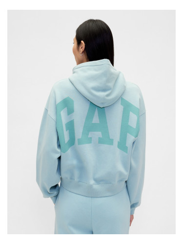 Къс суитшърт с лого на GAP