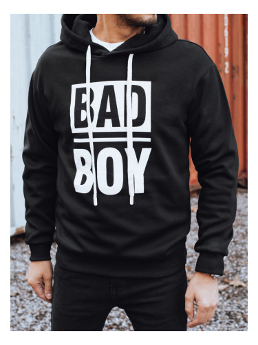 Черно суичър с качулка „Bad Boy“
