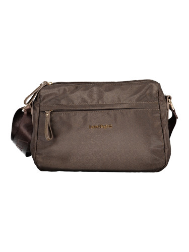 Кафява дамска чанта за през рамо