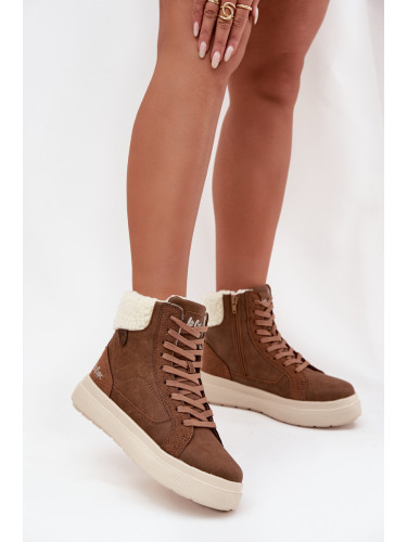 Дамски зимни ботуши с козина Lee Cooper