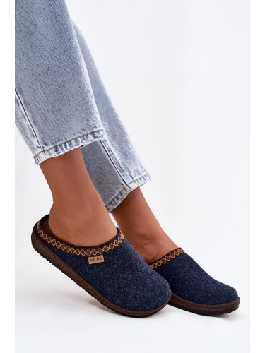 Дамски чехли с бродерия Inblu