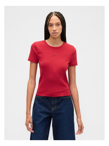 Ребрена тениска GAP с лого