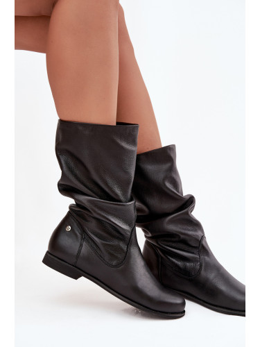 Дамски кожени ботуши Maciejka