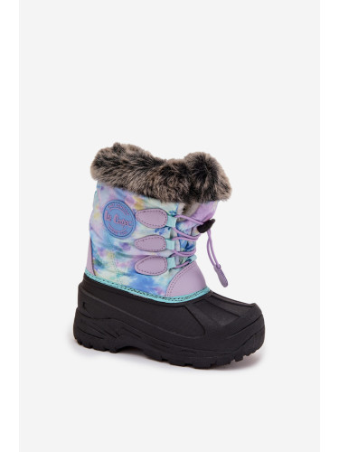 Детски снежни ботуши Lee Cooper с козина за момичета
