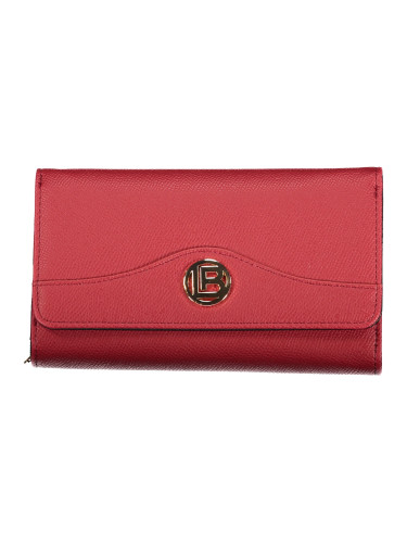 Червен дамски портфейл