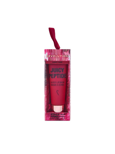 КОМПЛЕКТ MAKE UP REVOLUTION Lip Balm Juicy Peptide Candy Cane Глос блясък за устни дамски 8ml