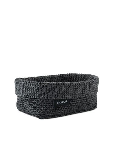 Плетен панер за съхранение BLOMUS TELA с размер L - цвят антрацит