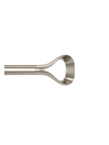 Телескопичен корниз за пердета и завеси UMBRA LOOP в цвят никел - размер 107-305 см