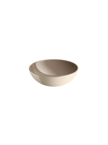 Керамична купа за салата EMILE HENRY INDIVIDUAL SALAD BOWL - Ø15.5 см - цвят сиво-бежов и екрю
