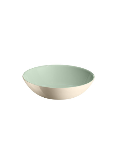 Керамична купа за салата EMILE HENRY SALAD BOWL - Ø22.5 см - цвят мента и екрю