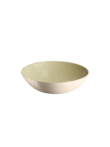 Керамична купа за салата EMILE HENRY SALAD BOWL - Ø22.5 см - цвят бледозелен и екрю