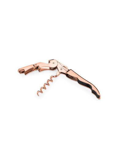 Тирбушон VISKI SIGNATURE COPPER с двоен лост, отварачка и нож за фолио