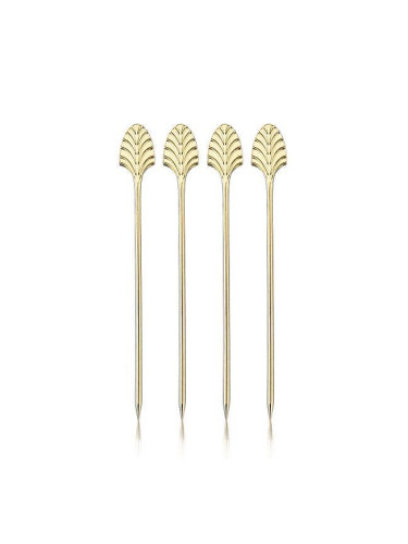 Коктейлни клечки VISKI Art Deco Gold - 4 бр.